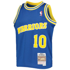 Tim Hardaway Golden State Warriors Youth 1990/91 Hardwood Classics Swingman Jersey Royal - NBA