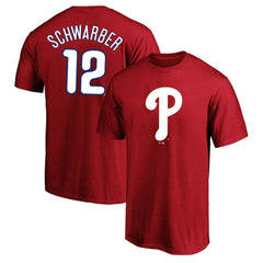 Kyle Schwarber Philadelphia Phillies Fanatics Big & Tall Name & Number T-Shirt - MLB