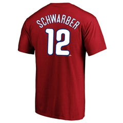 Kyle Schwarber Philadelphia Phillies Fanatics Big & Tall Name & Number T-Shirt - MLB