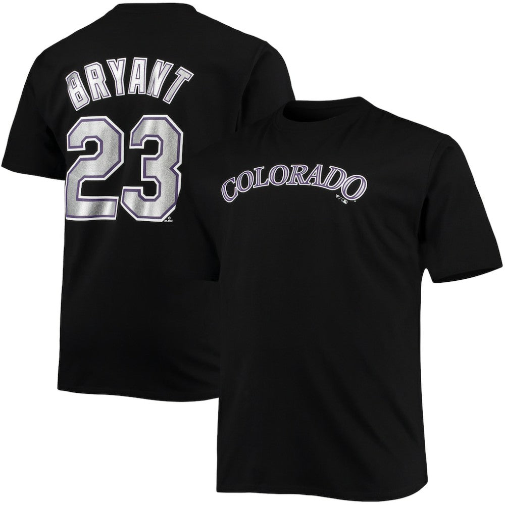 Kris Bryant Colorado Rockies Fanatics Big & Tall Name & Number T-Shirt - MLB