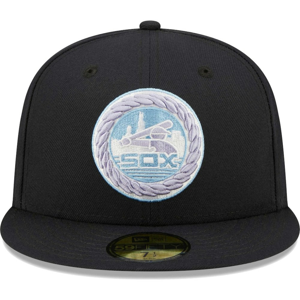 Chicago White Sox New Era 50th Anniversary 1983 MLB All-Star Game Lavender Undervisor 59FIFTY Fitted Hat - MLB