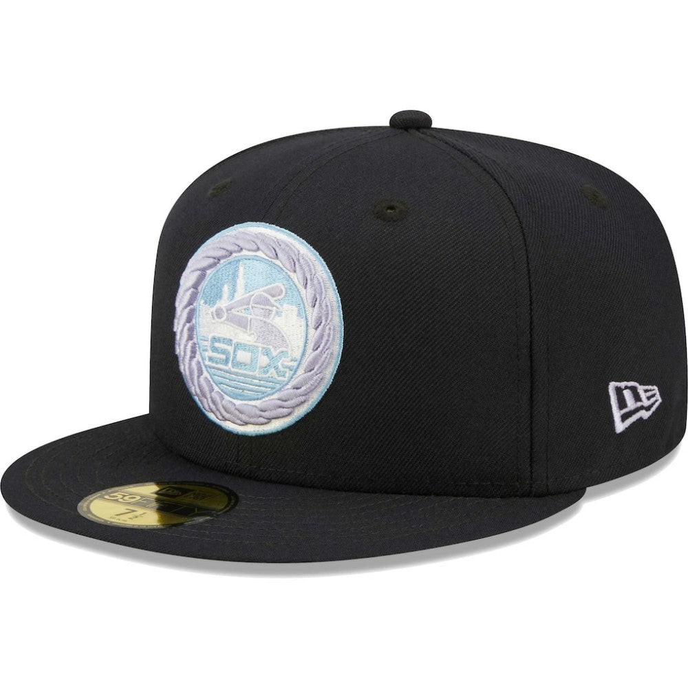 Chicago White Sox New Era 50th Anniversary 1983 MLB All-Star Game Lavender Undervisor 59FIFTY Fitted Hat - MLB