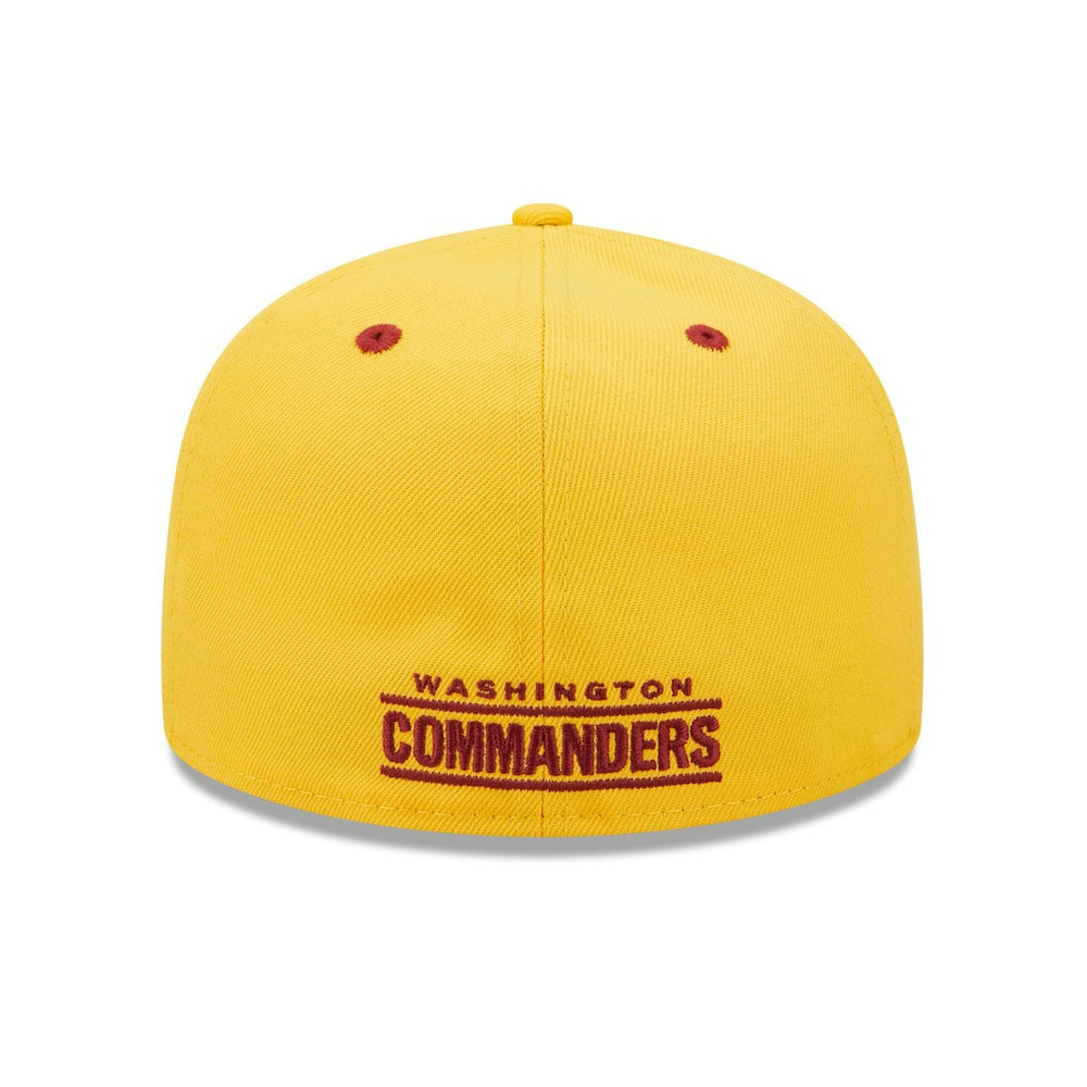 Washington Commanders New Era Flipside 2Tone 59FIFTY Fitted Hat Gold/Burgundy | NFL