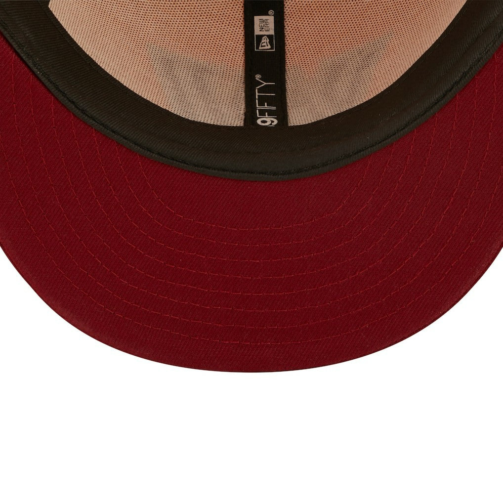Washington Commanders New Era Flipside 2Tone 59FIFTY Fitted Hat Gold/Burgundy | NFL