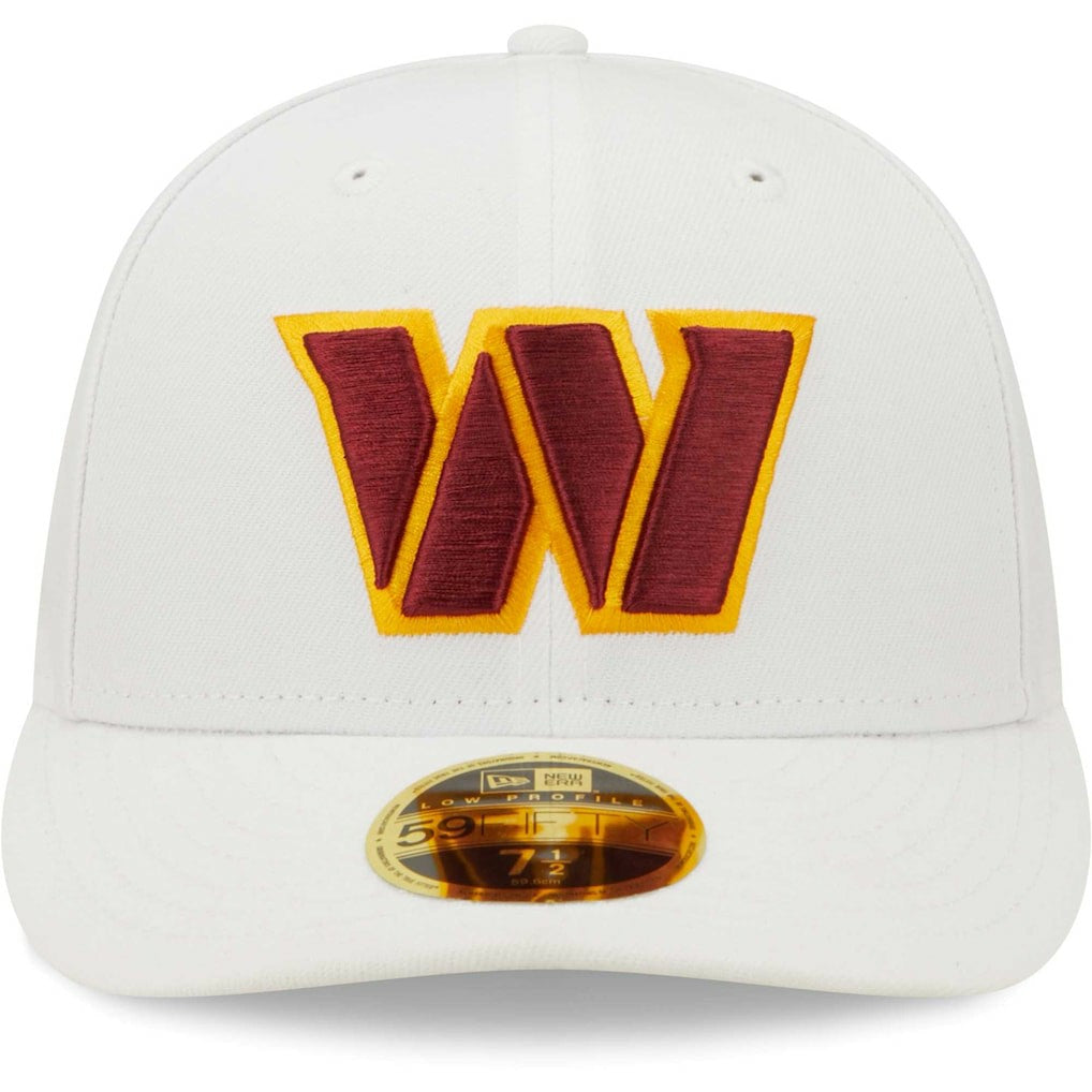 Washington Commanders New Era Omaha Low Profile 59FIFTY Fitted Hat White | NFL