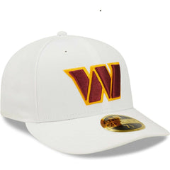 Washington Commanders New Era Omaha Low Profile 59FIFTY Fitted Hat White | NFL