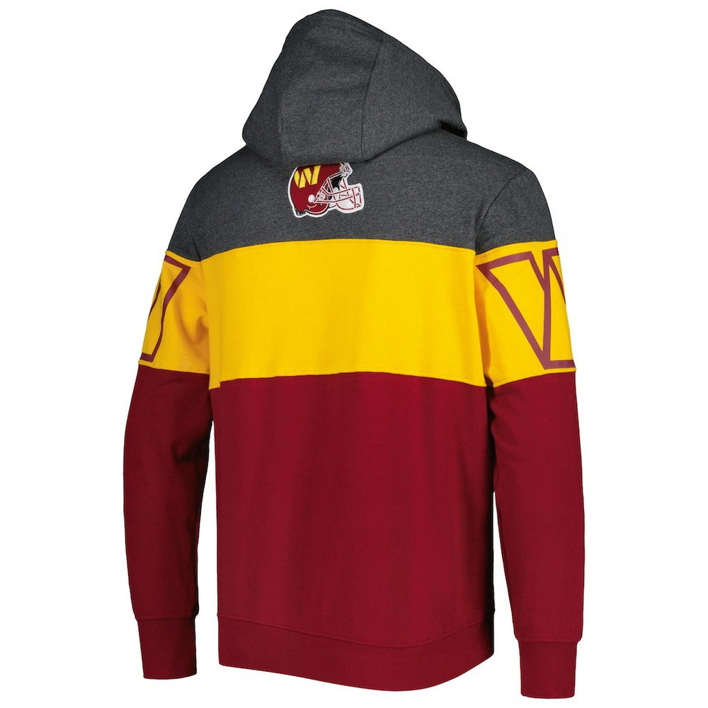 Washington Commanders Starter Extreme Pullover Hoodie Heather Charcoal/Burgundy | NFL