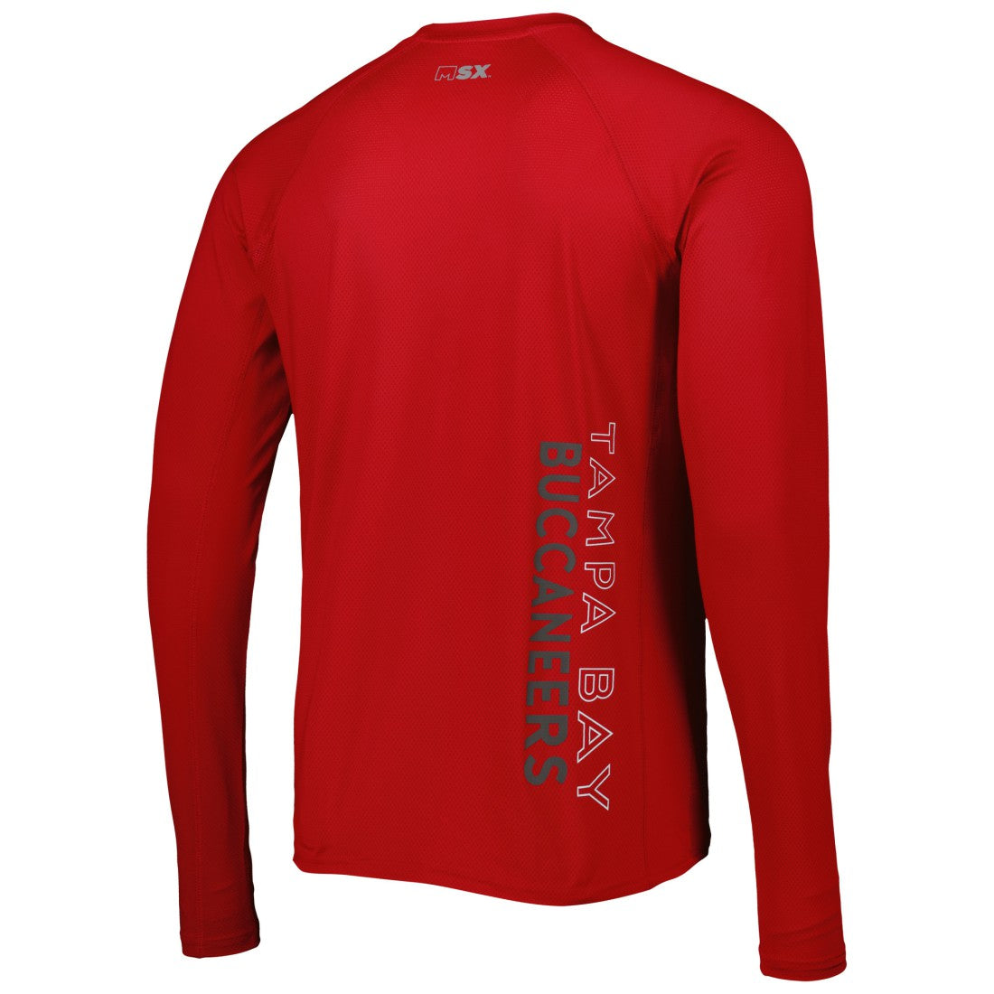 Tampa Bay Buccaneers MSX by Michael Strahan Interval Long Sleeve Raglan T-Shirt Red | NFL
