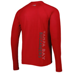 Tampa Bay Buccaneers MSX by Michael Strahan Interval Long Sleeve Raglan T-Shirt Red | NFL