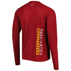 Washington Commanders MSX by Michael Strahan Interval Long Sleeve Raglan T-Shirt Burgundy | NFL