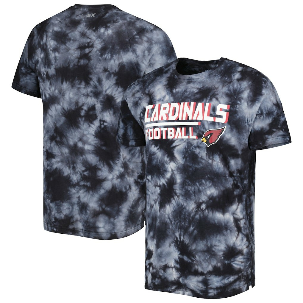 Arizona Cardinals MSX by Michael Strahan Recovery Tie-Dye T-Shirt Black | NFL