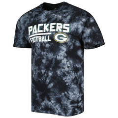 Green Bay Packers MSX by Michael Strahan Recovery Tie-Dye T-Shirt Black | NFL