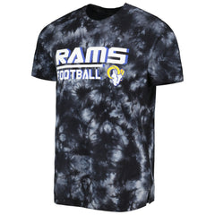 Los Angeles Rams MSX by Michael Strahan Recovery Tie-Dye T-Shirt Black | NFL