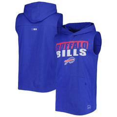 Buffalo Bills MSX by Michael Strahan Relay Sleeveless Pullover Hoodie Royal | NFL