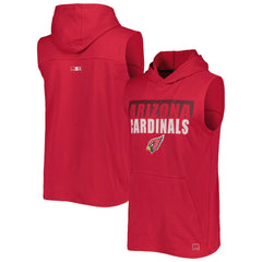 Arizona Cardinals MSX by Michael Strahan Relay Sleeveless Pullover Hoodie Cardinal | NFL