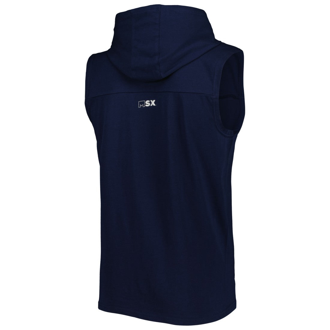 Tennessee Titans MSX by Michael Strahan Relay Sleeveless Pullover Hoodie Navy | NFL