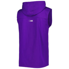 Minnesota Vikings MSX by Michael Strahan Relay Sleeveless Pullover Hoodie Purple | NFL