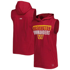 Washington Commanders MSX by Michael Strahan Relay Sleeveless Pullover Hoodie Burgundy | NFL