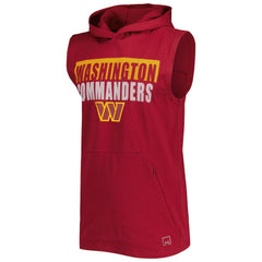 Washington Commanders MSX by Michael Strahan Relay Sleeveless Pullover Hoodie Burgundy | NFL