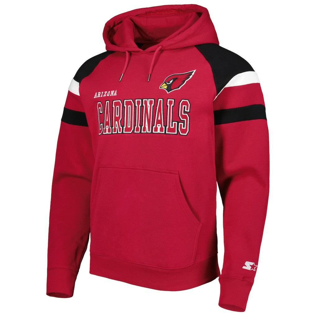 Arizona Cardinals Starter Draft Fleece Raglan Pullover Hoodie Cardinal | NFL