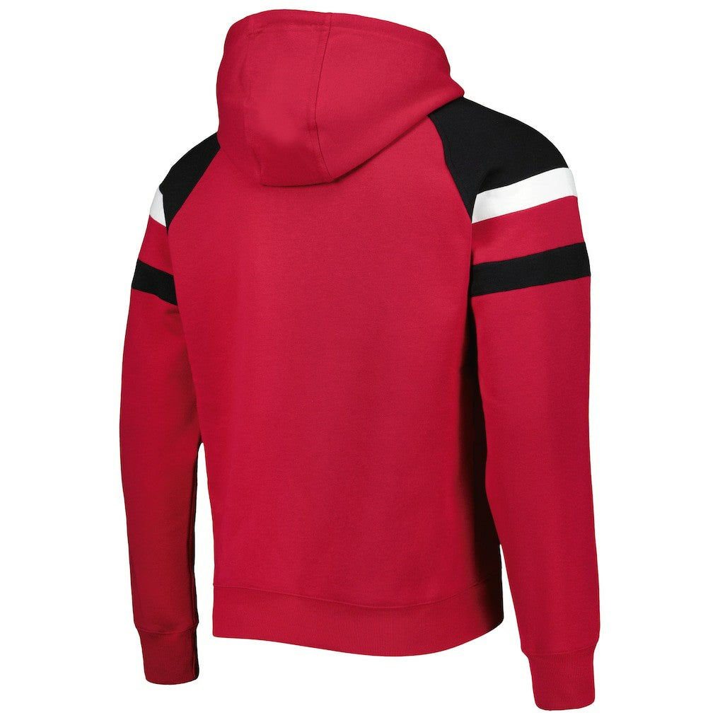 Arizona Cardinals Starter Draft Fleece Raglan Pullover Hoodie Cardinal | NFL
