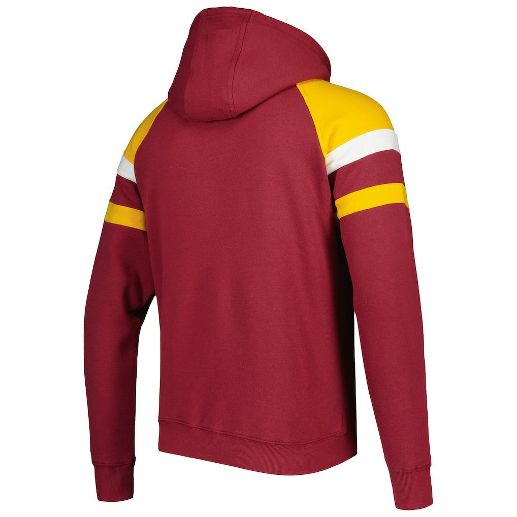 Washington Commanders Starter Draft Fleece Raglan Pullover Hoodie Burgundy | NFL