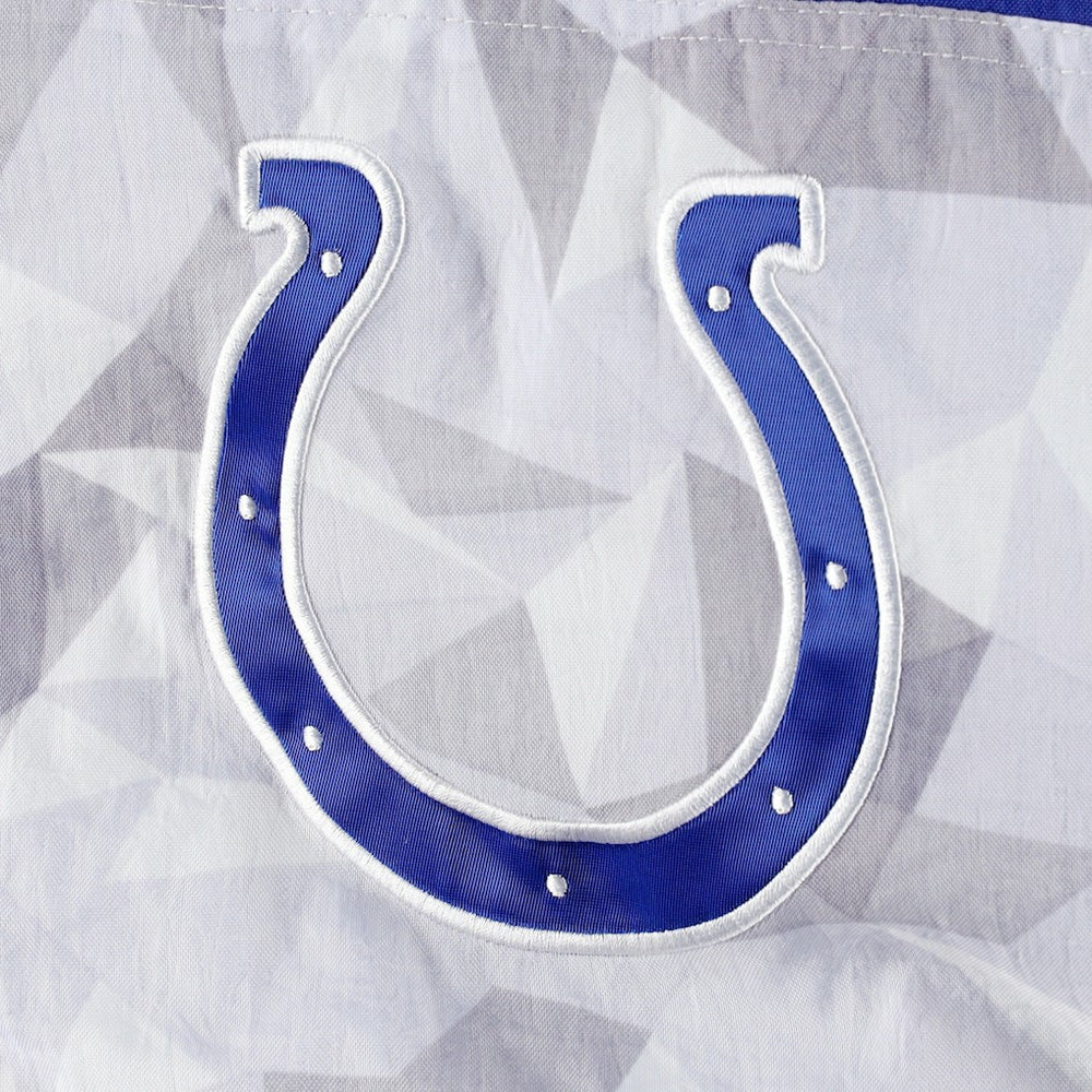 Indianapolis Colts Starter Thursday Night Gridiron Raglan Half-Zip Hooded Jacket White/Royal | NFL