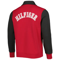 Tampa Bay Buccaneers Tommy Hilfiger Aiden Quarter-Zip Sweatshirt Red/Pewter | NFL