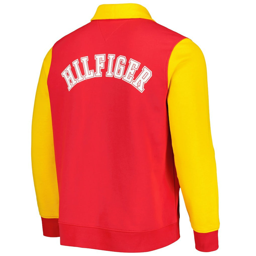 Kansas City Chiefs Tommy Hilfiger Aiden Quarter-Zip Sweatshirt Red/Gold | NFL