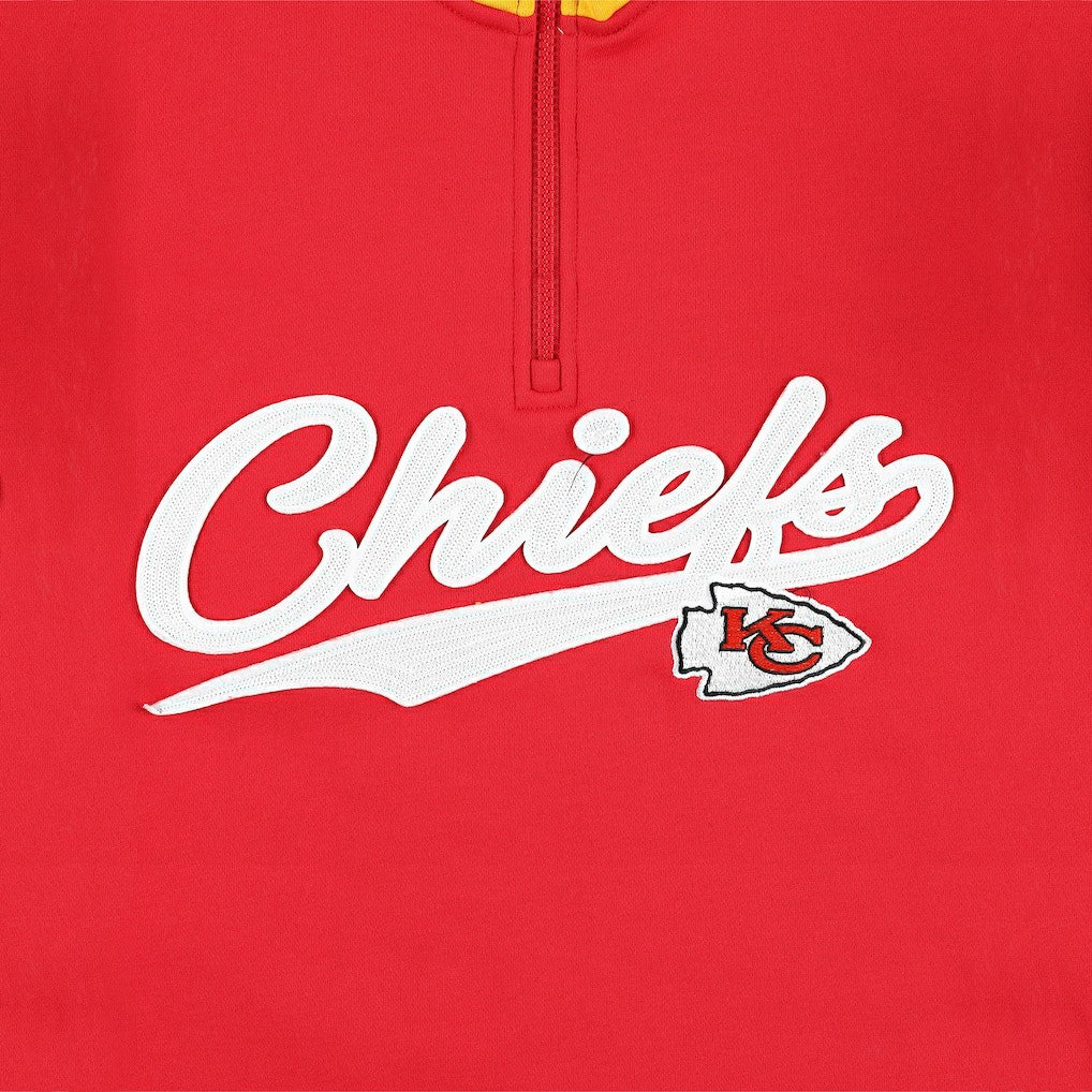 Kansas City Chiefs Tommy Hilfiger Aiden Quarter-Zip Sweatshirt Red/Gold | NFL