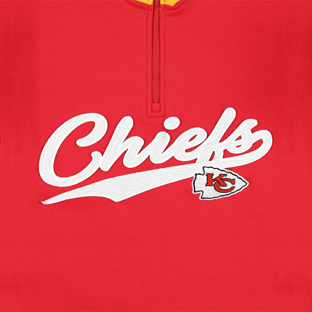 Kansas City Chiefs Tommy Hilfiger Aiden Quarter-Zip Sweatshirt Red/Gold | NFL