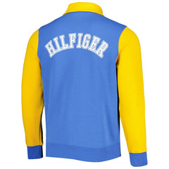 Los Angeles Chargers Tommy Hilfiger Aiden Quarter-Zip Sweatshirt Powder Blue/Gold | NFL