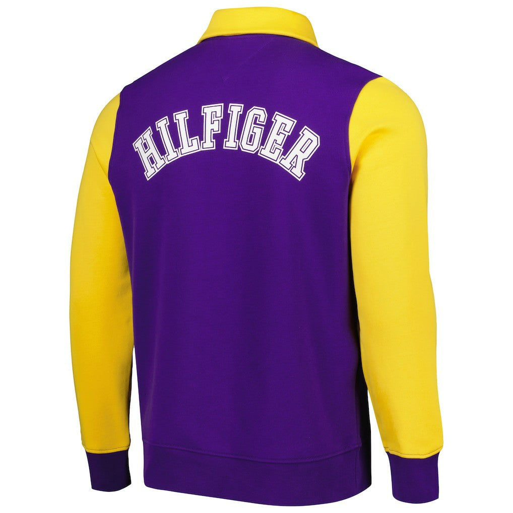 Minnesota Vikings Tommy Hilfiger Aiden Quarter-Zip Sweatshirt Purple/Gold | NFL