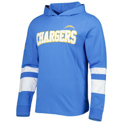 Los Angeles Chargers Tommy Hilfiger Alex Long Sleeve Hoodie T-Shirt Powder Blue/White | NFL
