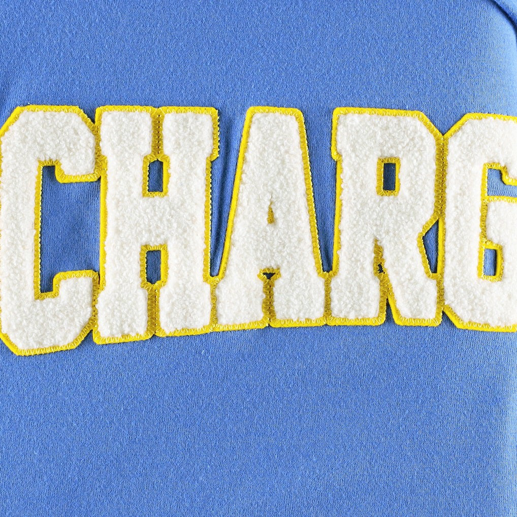 Los Angeles Chargers Tommy Hilfiger Alex Long Sleeve Hoodie T-Shirt Powder Blue/White | NFL