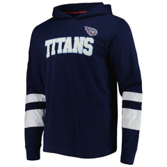 Tennessee Titans Tommy Hilfiger Alex Long Sleeve Hoodie T-Shirt Navy/White | NFL