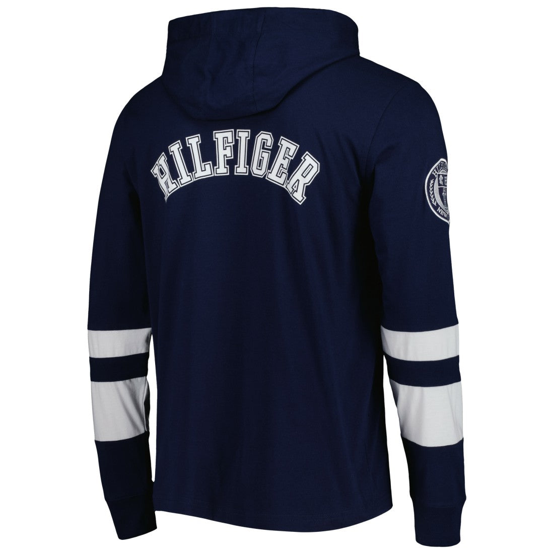 Tennessee Titans Tommy Hilfiger Alex Long Sleeve Hoodie T-Shirt Navy/White | NFL