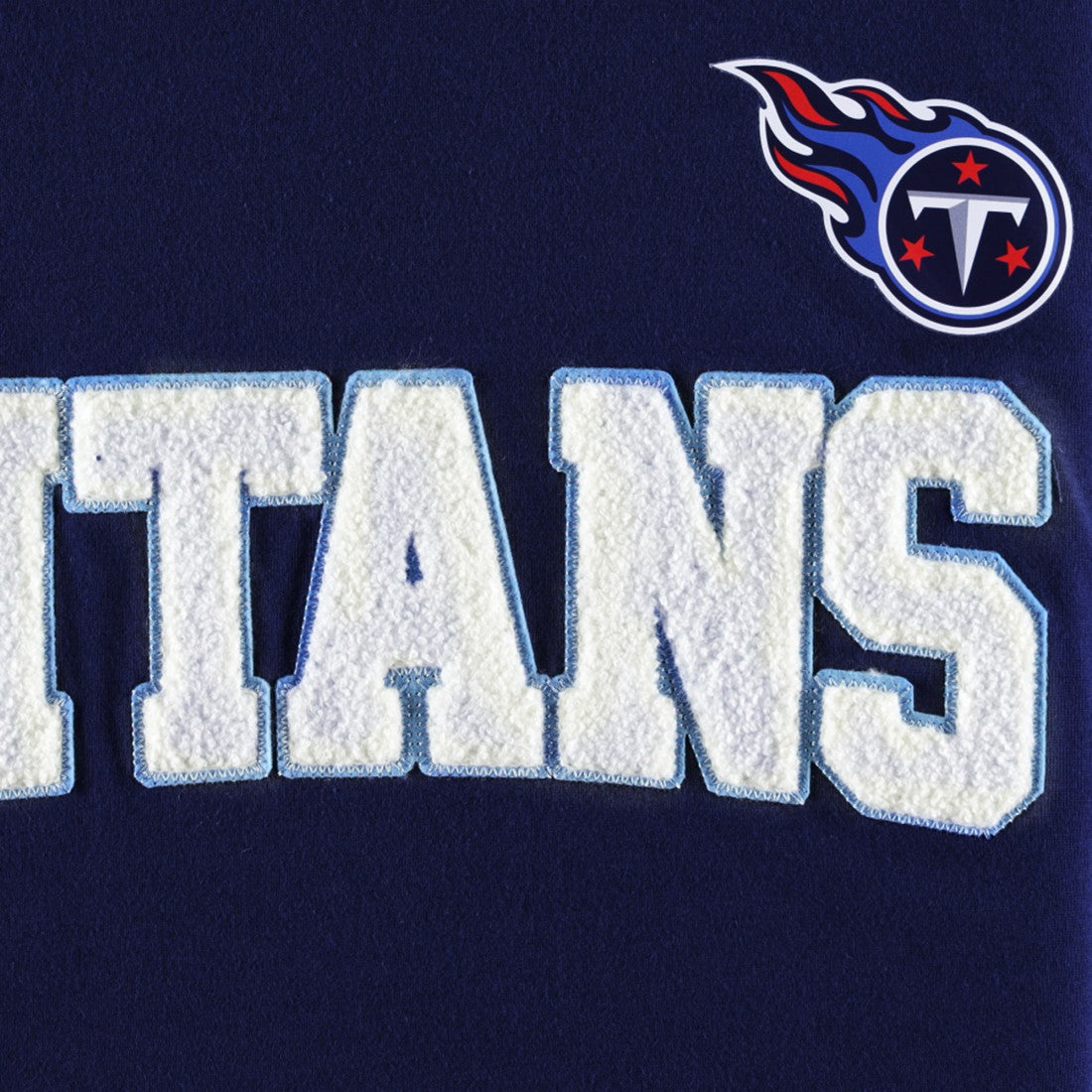 Tennessee Titans Tommy Hilfiger Alex Long Sleeve Hoodie T-Shirt Navy/White | NFL