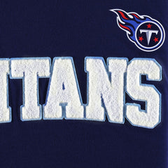 Tennessee Titans Tommy Hilfiger Alex Long Sleeve Hoodie T-Shirt Navy/White | NFL
