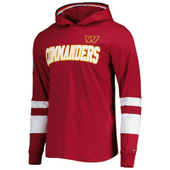 Washington Commanders Tommy Hilfiger Alex Long Sleeve Hoodie T-Shirt Burgundy/White | NFL