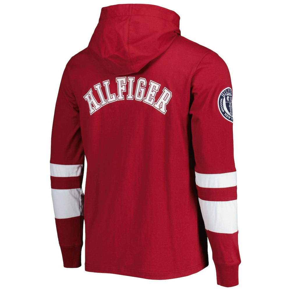 Washington Commanders Tommy Hilfiger Alex Long Sleeve Hoodie T-Shirt Burgundy/White | NFL