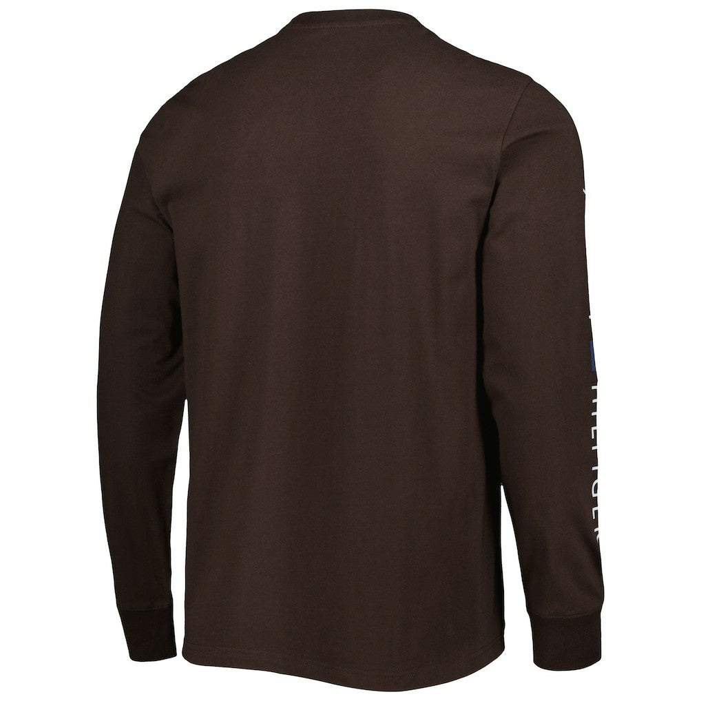 Cleveland Browns Tommy Hilfiger Peter Team Long Sleeve T-Shirt Brown | NFL