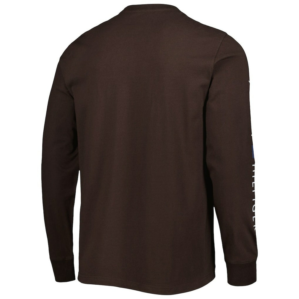 Cleveland Browns Tommy Hilfiger Peter Team Long Sleeve T-Shirt Brown | NFL