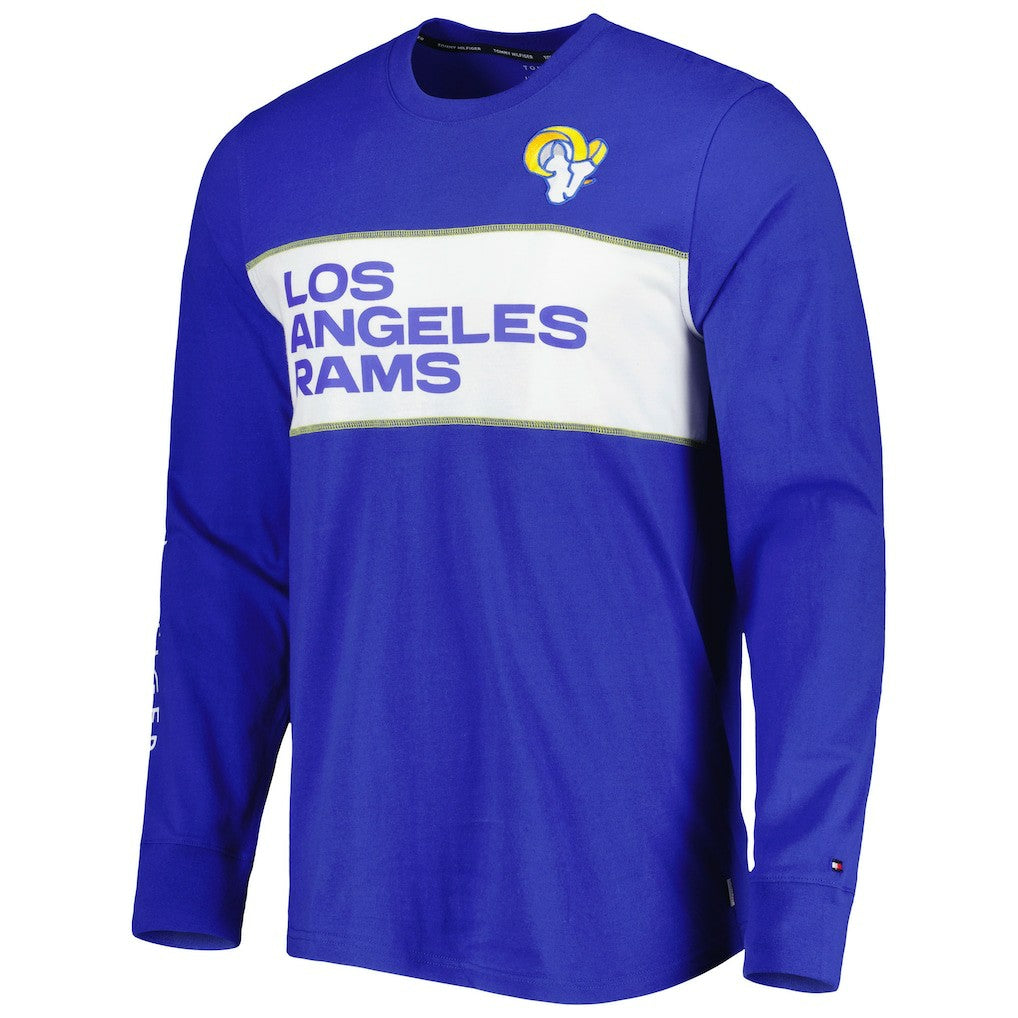 Los Angeles Rams Tommy Hilfiger Peter Team Long Sleeve T-Shirt Royal | NFL