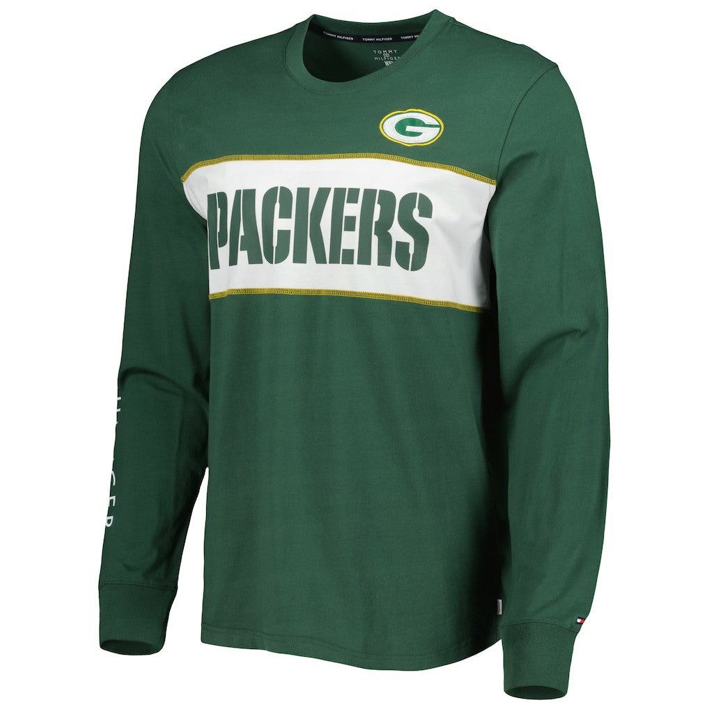 Green Bay Packers Tommy Hilfiger Peter Team Long Sleeve T-Shirt Green | NFL