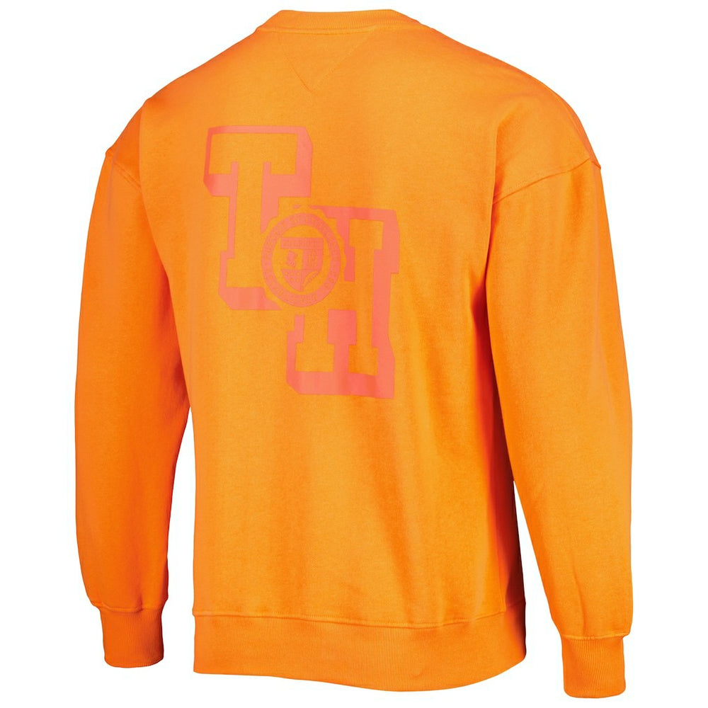 Denver Broncos Tommy Hilfiger Ronald Crew Sweatshirt Orange | NFL