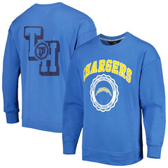 Los Angeles Chargers Tommy Hilfiger Ronald Crew Sweatshirt Powder Blue | NFL