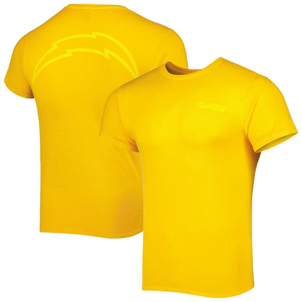 Los Angeles Chargers '47 Fast Track Tonal Highlight T-Shirt Gold | 47 brand