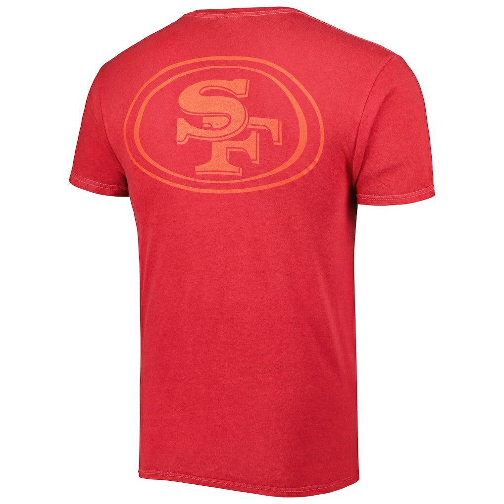San Francisco 49ers '47 Fast Track Tonal Highlight T-Shirt Scarlet | 47 brand