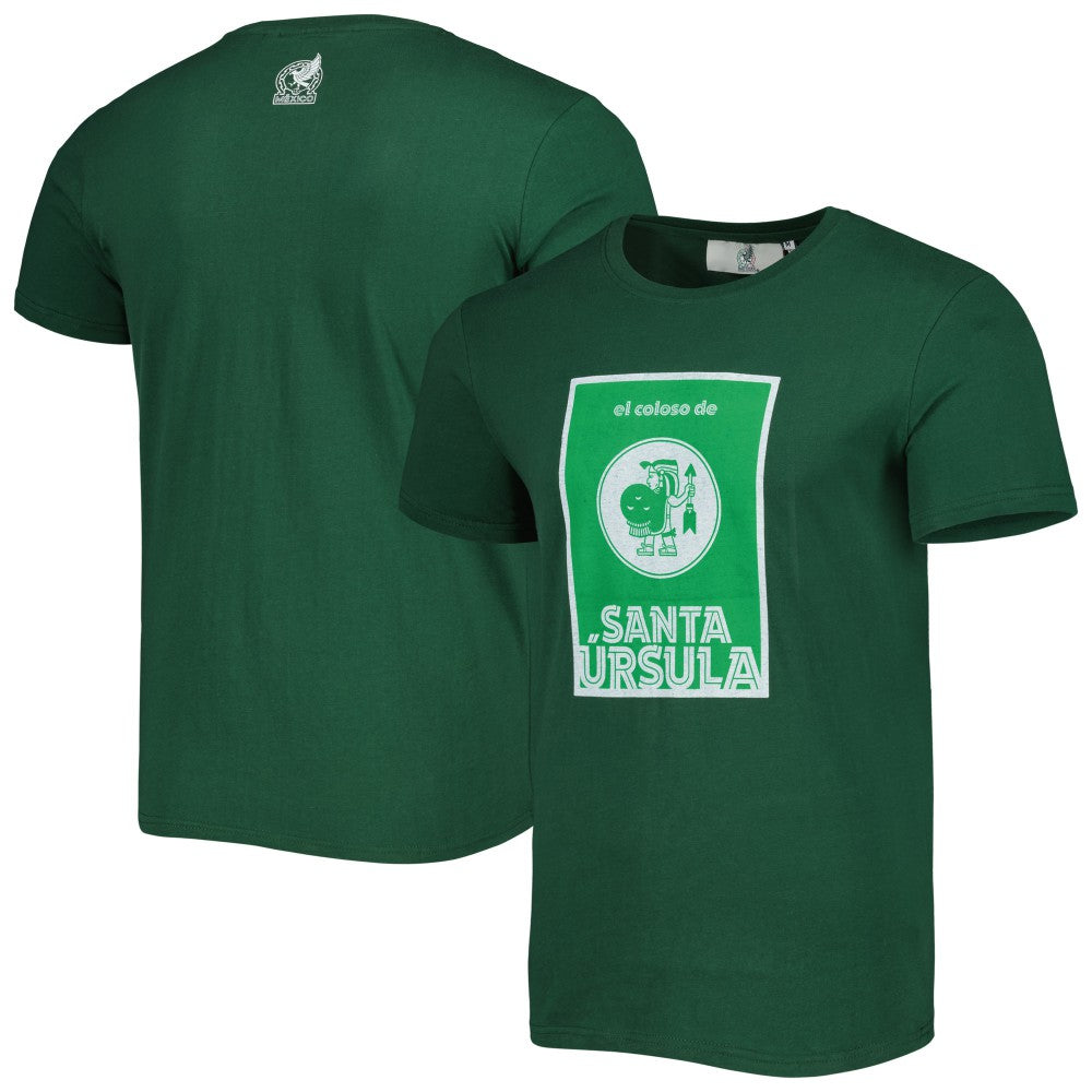 Mexico National Team Santa Ursula T-Shirt Green - FIFA World CUP